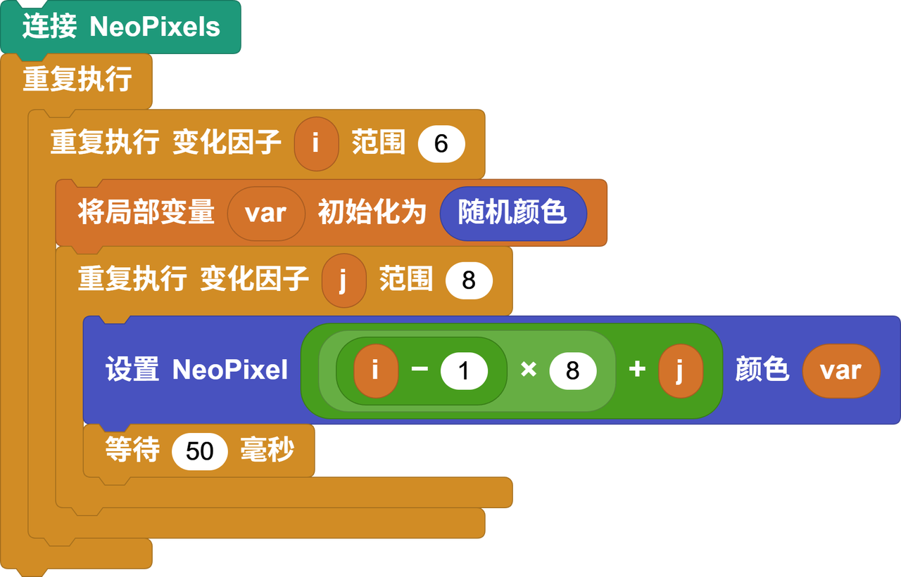 全彩灯板案例积木样式2